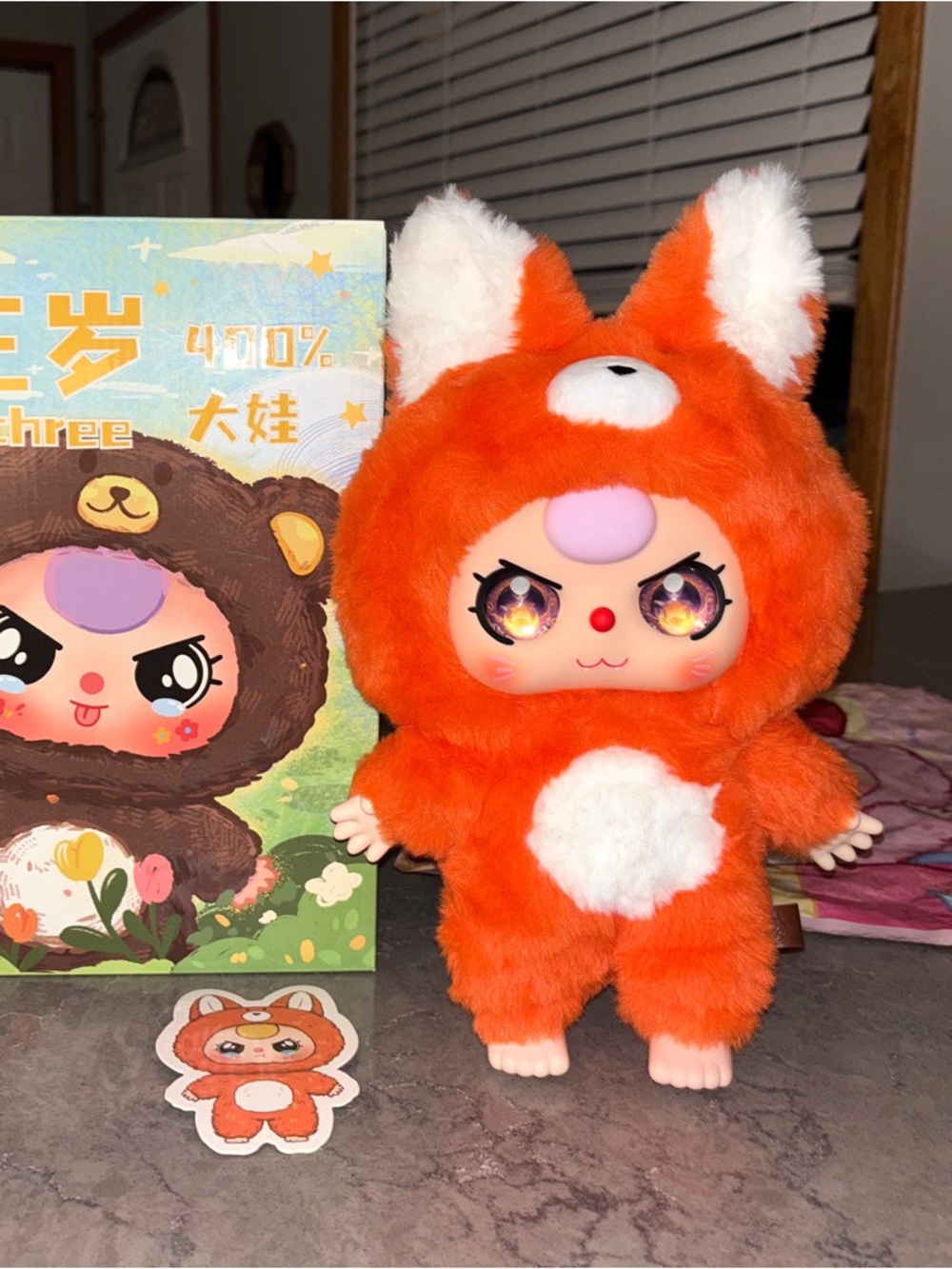 New 400% Baby Three Plushie Blind Box